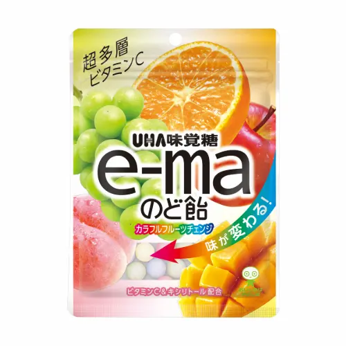 E-Ma Throat Candy Colorful Fruit Bag