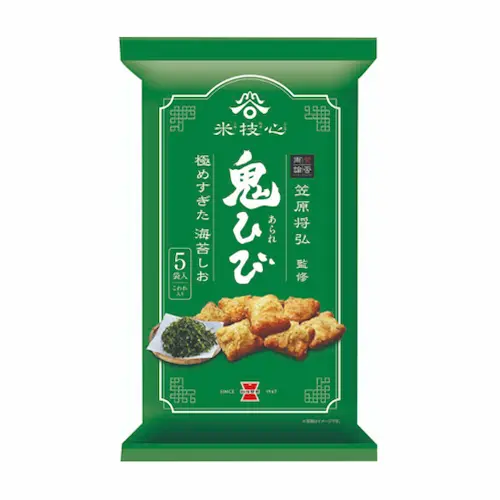 Oni-Hibi Nori Seaweed Salt Senbei