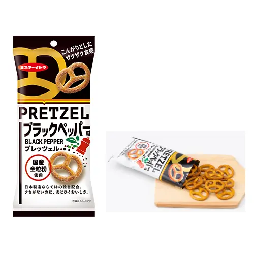 Pretzel Black Pepper 40G