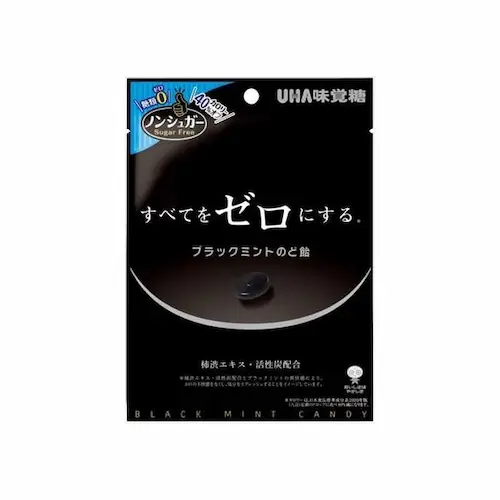 Non-Sugar Black Mint Throat Candy