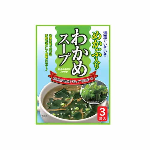 Wakame Soup With Mekabu