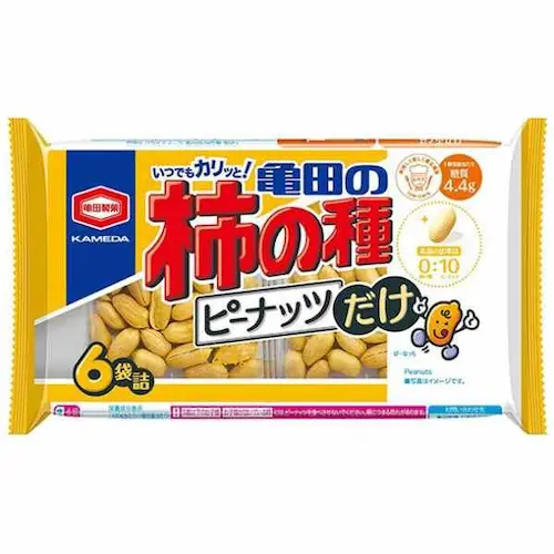 Kameda Kakinotane Peanuts Only 6P