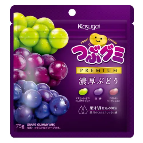 Tsubu Gummy Premium Rich Grape