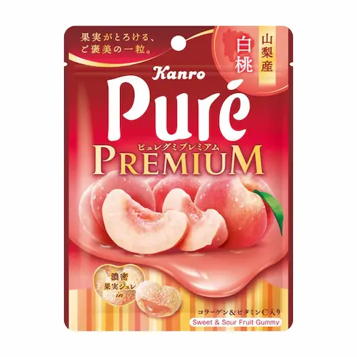 Pure Gummy White Peach Premium