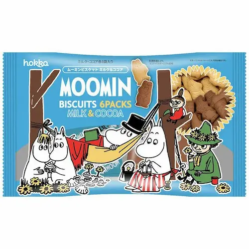 Moomin Biscuits Milk & Cocoa 6P