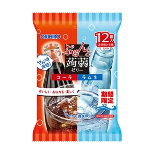 Konnyaku Jelly Pouch 12P Cola + Ramune