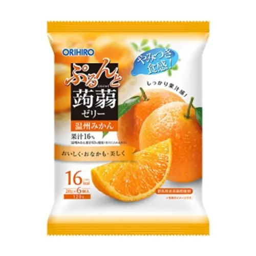 Konnyaku Jelly Pouch 6P Wenzhou Mandarin