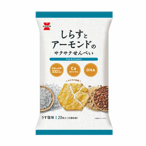 Whitebait And Almonds Crispy Senbei 20P