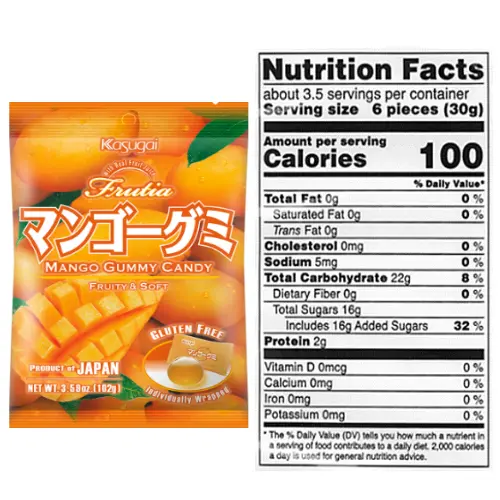 Frutia Mango Gummy Candy
