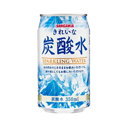 Clean Carbonated Water Can 350Ml