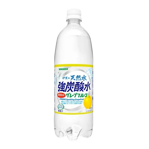 Iga Strong Carbonated Water Grapefruit 1L