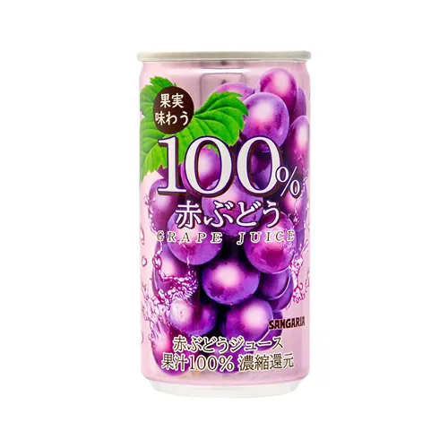 100% Red Grape Juice Enjoying Fruit Flavor