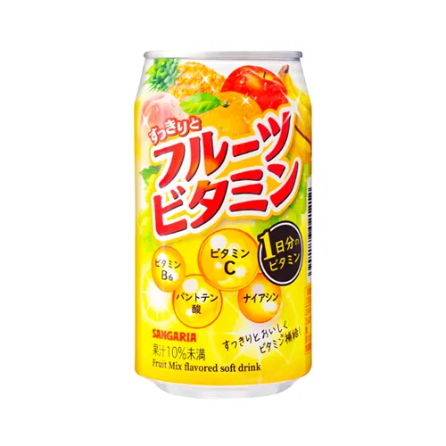 Refreshing Fruit Vitamin Can 340G