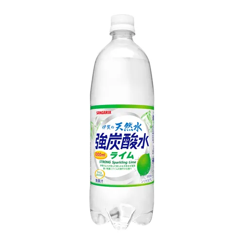 Iga Strong Carbonated Water Lime 1L