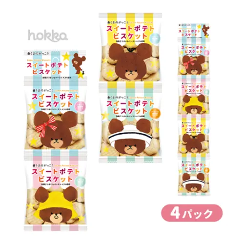 The Bear'S School Biscuits Sweet Potato 4P