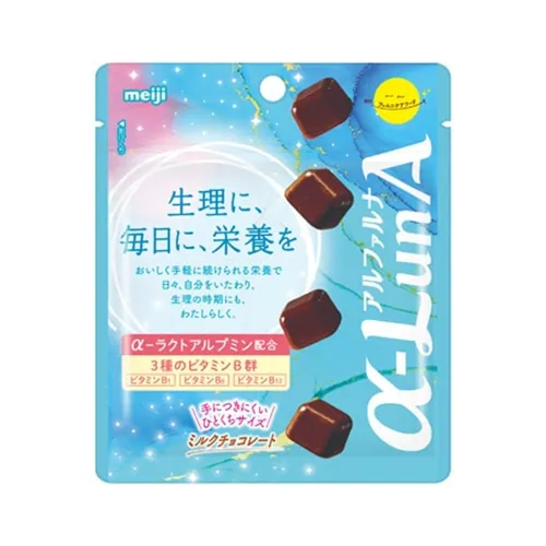 Meiji Femcare Food Alpha Luna Milk Chocolate