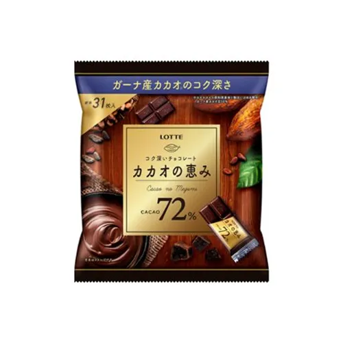 Cacao No Megumi 72% Share Pack