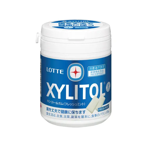 Xylitol Gum Fresh Mint Family Bottle
