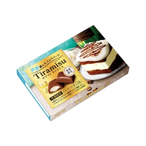 White Tiramisu Sweets With Liqueur Aroma