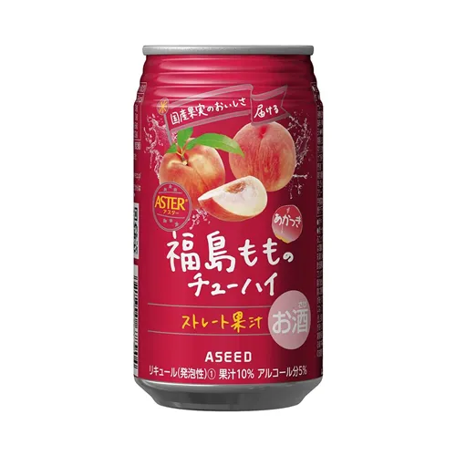 Aster Fukushima Peach Chuhai Alc.0.05
