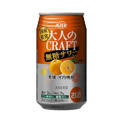 Aster Adult Craft Sugar-Free Sour Ehime Kawachi Bankan Alc.0.05