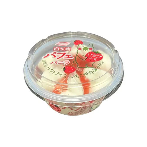 Kyushu Shirokuma Parfait Vanilla Strawberry