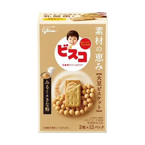 Bisco Sozai No Megumi Daizu Milk & Kinako