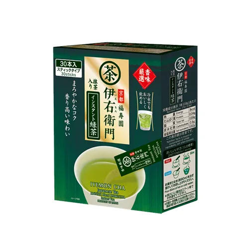 Iyemon Premium Matcha Instant Green Tea Stick 30Pc