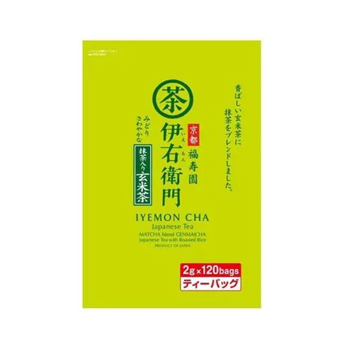 Iyemon Matcha Genmaicha Tea Bag 120Pc