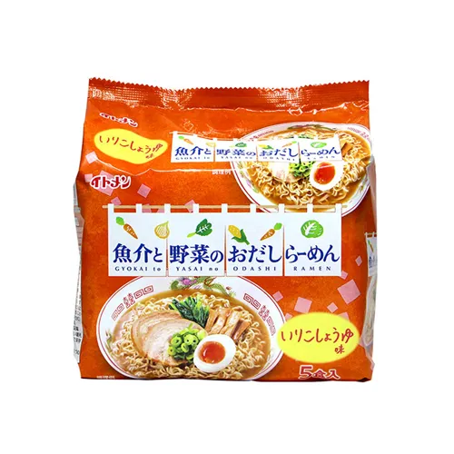 5 Servings Seafood Vegetable Soy Sauce Ramen