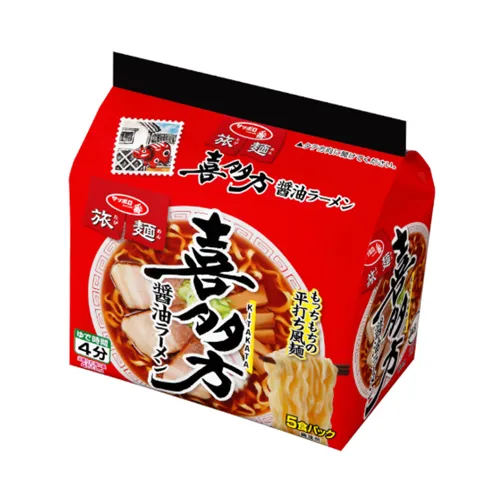 Tabimen Kitakata Soy Sauce Ramen 5Pack