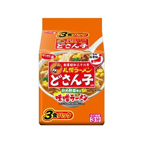 Sapporo Ramen Dosanko Supervised Miso 3Pack