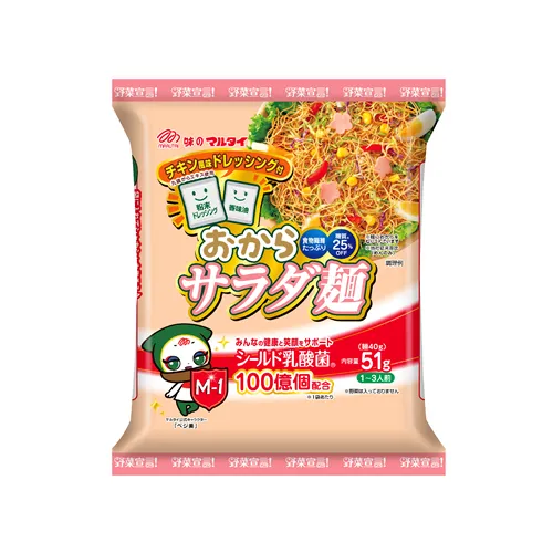 Vegetable Okara Salad Noodles Chicken Flavor