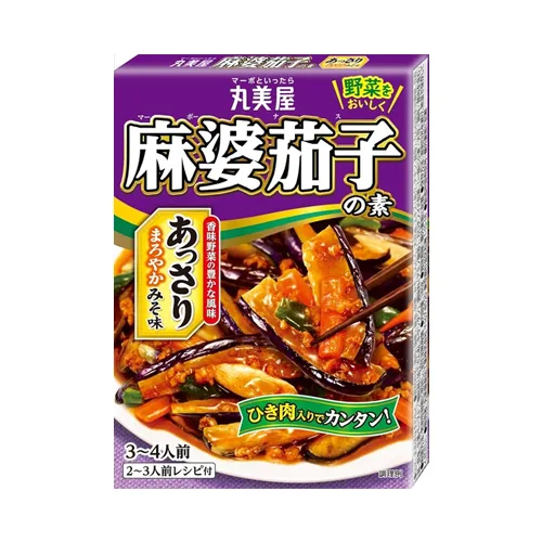 Mapo Eggplant Sauce Light Miso Flavor