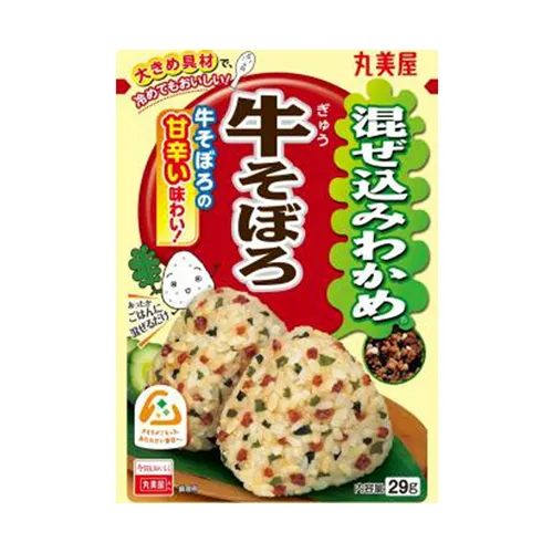 Mazekomi Wakame Beef Soboro