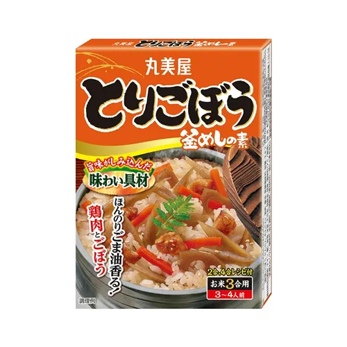 Chicken & Burdock Root Kamameshi Rice Sauce