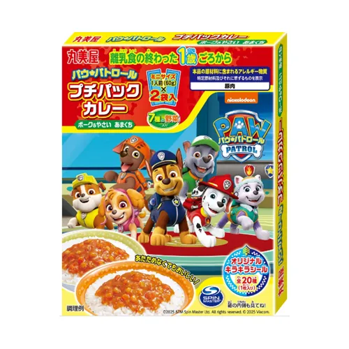 Paw Patrol Mini Curry Pack Mild Pork & Vegetable