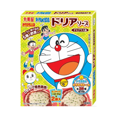 Doraemon Curry Mild Pork & Vegetable + Doria Sauce Demi-Glace Style