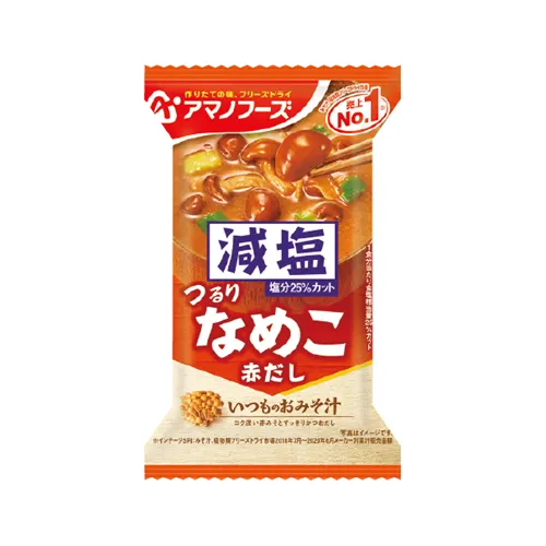 Low Salt Regular Miso Soup Nameko Red Miso