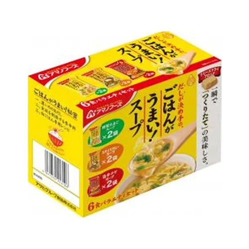 The Umami Delicious With Rice Soup 6 Variety Set