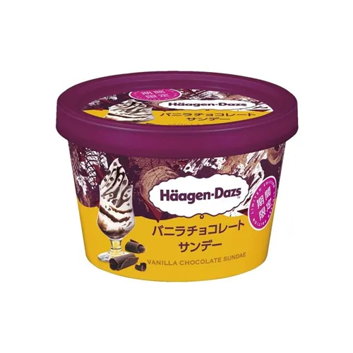 Mini Cup Vanilla Chocolate Sundae