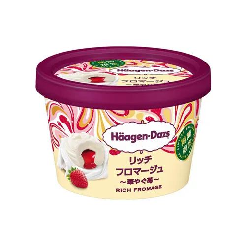 Mini Cup Rich Fromage Strawberry