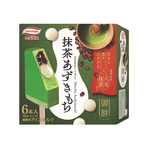 Omochi Matcha Azuki Mochi 6Pc