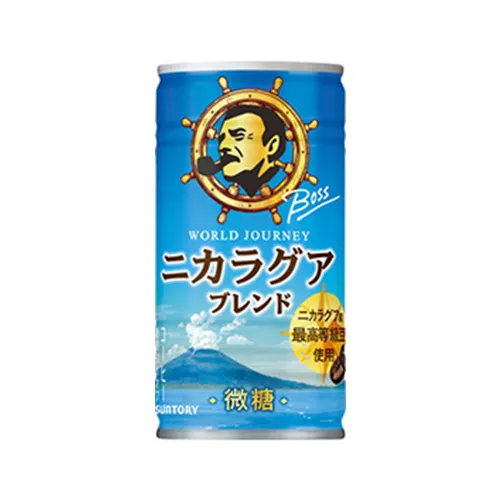 BOSS World Journey Nicaragua Blend 185g can — SHG beans 51%