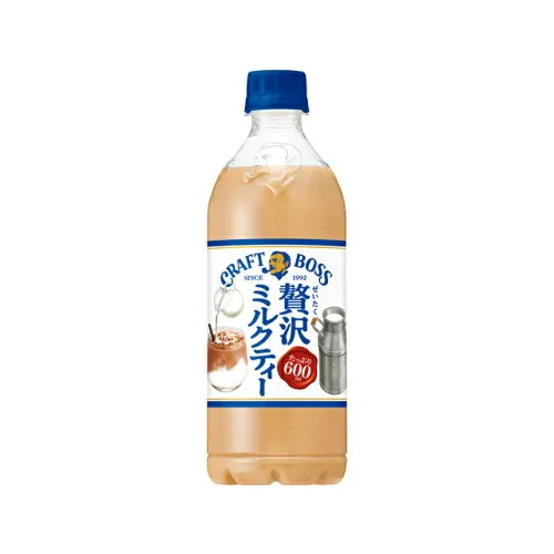 Craft Boss Milk Tea 600ml PET — mellow black tea with milk by Suntory