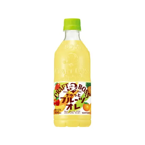 Craft Boss Fruit au Lait 500ml PET — rich fruit-and-milk drink