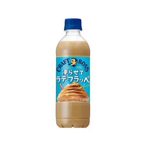 Craft BOSS Frozen Latte Frappe 440ml PET — freeze-and-shake frappe