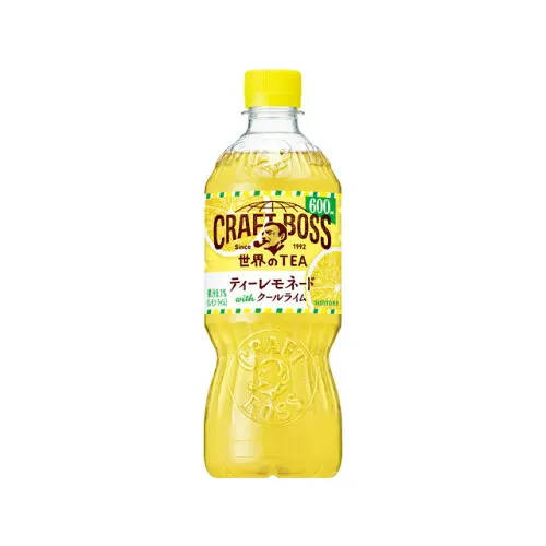 Craft Boss Tea Lemonade with Cool Lime 600ml — black tea with lemon and lime