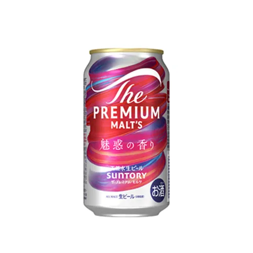 Suntory The Premium Malts Enthralling Aroma — premium lager beer 6% ABV, aromatic hops and smooth malt