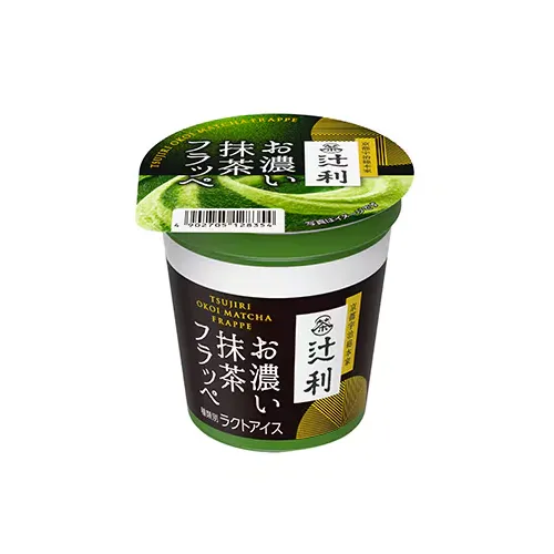 Meiji Tsujiri Intense Matcha Frappe — Uji matcha frozen drink